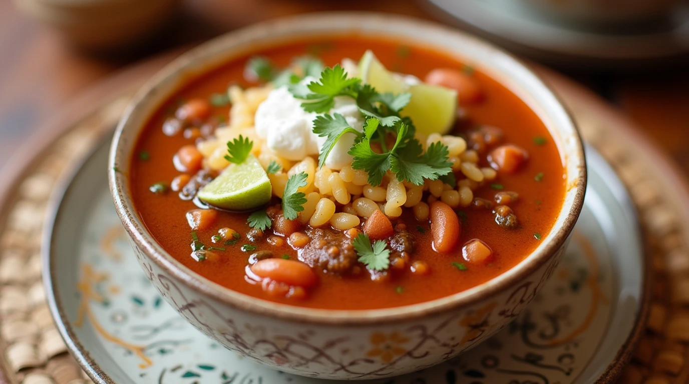 What is Birria taco soup made of?