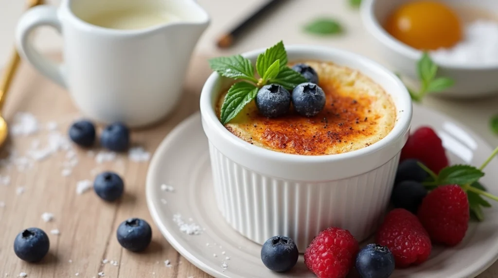 What type of cream is best for crème brûlée?