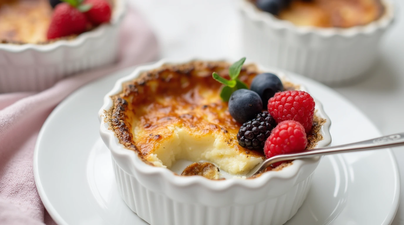 What is crème brûlée mostly made of?